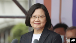 台湾总统蔡英文2020年10月10日发表国庆演说(蔡英文脸书截图)