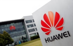 Huawei headquarters building is pictured in Reading, Britain, July 14, 2020.