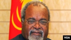 Mantan PM Papua Nugini, Michael Somare yang digulingkan (foto: dok). Yaura Sasa adalah pendukung Michael Somare.