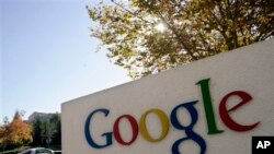 Exterior view of Google headquarters in Mountain View, Calif., undated file photo.