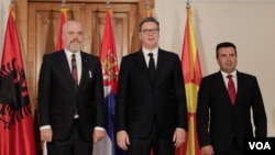 Edi Rama, Aleksandar Vučić, Zoran Zaev, arhivska fotografija