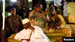 Le président Yahya Jammeh lors d'une réunion à Banjul, Gambie, le 29 novembre 2016.