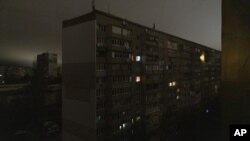 Киев после российского обстрела