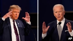 Bivši predsjednik Donald Trampa i aktuelni Džo Bajden (Foto: AP/Patrick Semansky)