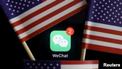 中國網上通訊平台微信Wechat在美國受到限制（路透社）