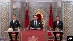 Le roi Mohammed VI à son palais royal, le 30 juillet 2019.