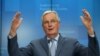 Michel Barnier, négociateur en chef de l'Union européenne pour Brexit, tient une conférence de presse à Bruxelles, Belgique, le 25 février 2020. (Reuters)