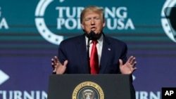 Predsednik SAD Donald Tramp na Samitu studentske akcije, u Palm Biču, Florida, 21. dcembra 2019.