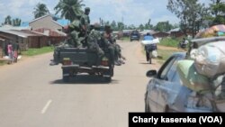 Des soldats congolais patrouillent à Beni