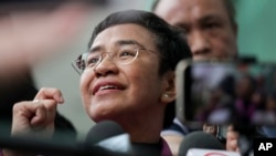 Filipinska novinarka Marija Resa.