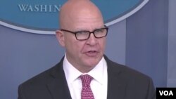El asesor de seguridad nacional de la Casa Blanca H.R. McMaster, informó que el presidente Donald Trump tendrá una cena de trabajo con mandatarios latinoamericanos al margen de la Asamblea General de la ONU en Nueva York, donde posiblemente se tratará el tema de Venezuela. Foto: Steve Herman, VOA.