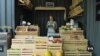 Market in Ukraine's Kharkiv region helps out-of-work farmers