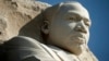 The Martin Luther King Jr. Memorial is seen free of its scaffolding in Washington August 20, 2013. The Rev. Dr. Martin Luther King, Jr., delivered his "I Have a Dream" speech on August 28, 1963, on the steps of the Lincoln Memorial during the March on Washington.