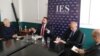 Filip Kanlif, profesor međunarodnih odnosa sa Univerziteta u Kentu, tokom predavanja "Posle EU: Od Bregzita do Balkana" u organizaciji Instituta za evropske studije, u Beogradu.