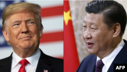 特朗普和習近平。(合成照片)