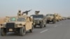 Egyptian Army's armored vehicles are seen on a highway to North Sinai during a launch of a major assault against militants, in Ismailia, Egypt, in this undated handout picture from the Ministry of Defense, Feb. 9, 2018.