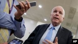 John McCain, Capitol Hill, Washington, le 8 mars 2017.