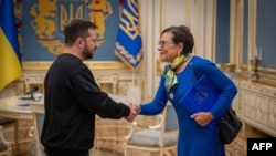 Владимир Зеленский и Пенни Прицкер