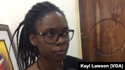 Lénina Codjo, entrepreneure togolaise dans le milieu du textile.