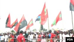 Angola bandeiras Unita MPLA 