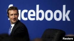 Facebook CEO Mark Zuckerberg on stage during a town hall at Facebook's headquarters in Menlo Park, California, February 27, 2015. Zuckerberg was one of the victims of the bug that emerged this week on the social networking site.
