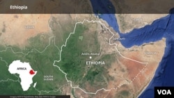 የኢትዮጵያ ካርታ 