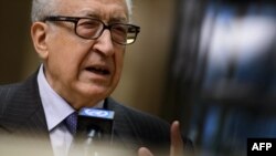 UN-Arab League peace envoy Lakhdar Brahimi, January 11, 2013.