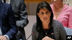 La embajadora de EE.UU. en la ONU dijo al Consejo de Seguridad que Irán se esconde detrás de su afirmación de conformidad técnica con el acuerdo nuclear. 