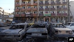 汽車炸彈爆炸現場