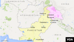 Map of Pakistan
