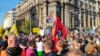 Protest prosvetnih radnika ispred Vlade Srbije, u Beogradu, 1. novembra 2024.