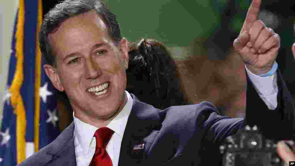 Ancien sénateur américain Rick Santorum annonce sa candidature à l'investiture républicaine pour 2016.