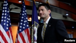 Le président de la Chambre des représentants, Paul Ryan, au Capitole, Washington, 27 juillet 2017.