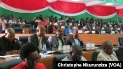 Burundese lawmakers approved request to leave the ICJ in Bujumbura, October 12th, 2016. (VOA/Christophe Nkurunziza)