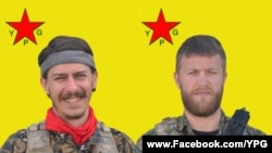 Relawan YPG asal Amerika, Robert Grodt dan Nicholas Warden yang terbunuh di Raqqa