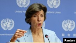 La ministre française des Affaires étrangères Catherine Colonna à l'ONU.