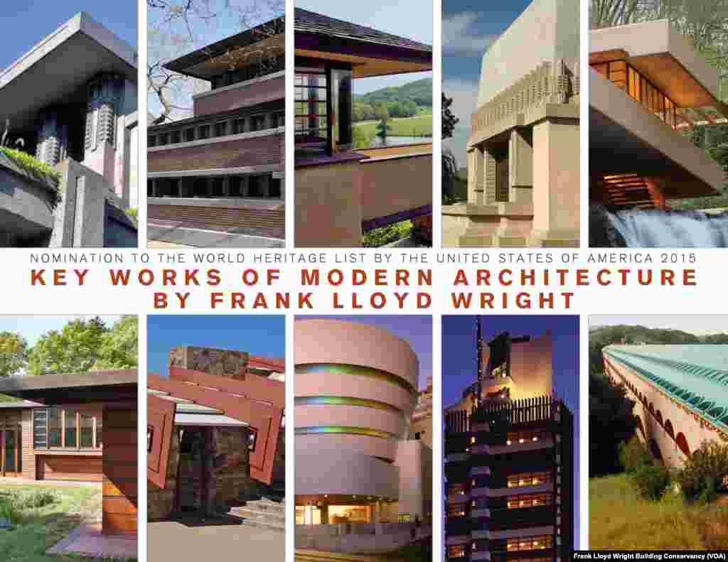 "Key Works of Modern Architecture by Frank Lloyd Wright," nomination cover