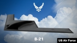 美国空军B-21隐形远程战略轰炸机。（照片来源 US Air Force）