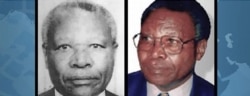 FILE - Felicien Kabuga, a fugitive wanted over the 1994 Rwandan genocide, who was arrested in a Paris suburb on May 16, 2020, is seen in this handout photo released by the Mecanisme pour les Tribunaux penaux internationaux.