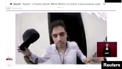 Imagen de archivo de 2019 de cuano Ovidio Guzmán, hijo del capo Joaquín 'El Chapo' Guzmán, fue capturado brevemente por la policía militar mexicana en un complejo residencial cerca del centro de Culiacán en el estado de Sinaloa, México, el 17 de octubre de ese año.