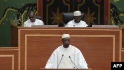 Le Premier ministre Ousmane Sonko lors de son discours de politique générale, le 27 décembre 2024.