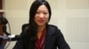 Yong Sarah Zhou, IMF’s resident representative in Phnom Penh, spoke with VOA Khmer’s Aun Chhengpor and Oum Sonita recently about the reasons for the country’s healthy growth, as well as some of the risks on the horizon. (Photo: Aun Chhengpor/VOA Khmer) 