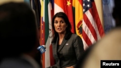 Haley aseguró que Bachelet continúa las fallas del pasado, validando la decisión de EE. UU de retirarse del organismo. Foto: Reuters.