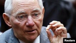 FILE - Germany's Finance Minister Wolfgang Schaeuble