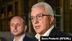 Arhiva: Milan Knežević, predsjednik Odbora za bezbjednost i odbranu Skupštine Crne Gore (Foto: RSE, Savo Prelević)