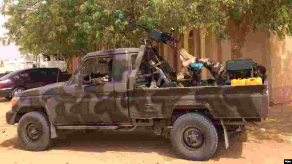 Une pick-up de l'armée tchadienne