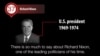 Richard Nixon: Resigned