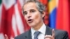 The director general of the International Atomic Energy Agency, Rafael Mariano Grossi, speaks to the media at U.N. headquarters in New York, Oct. 27, 2022. 