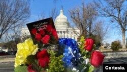 La embajada de Colombia en Washington envía arreglos florales a congresistas estadounidenses en Día de San Valentín para resaltar amistad e importancia del sector de floricultura en la relación comercial bilateral. [Foto: Cortesía embajada de Colombia en Washington]