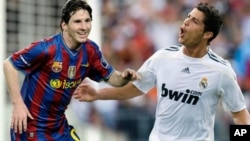 Lionel Messi, do Barcelona vs. Cristiano Ronaldo, do Real Madrid.